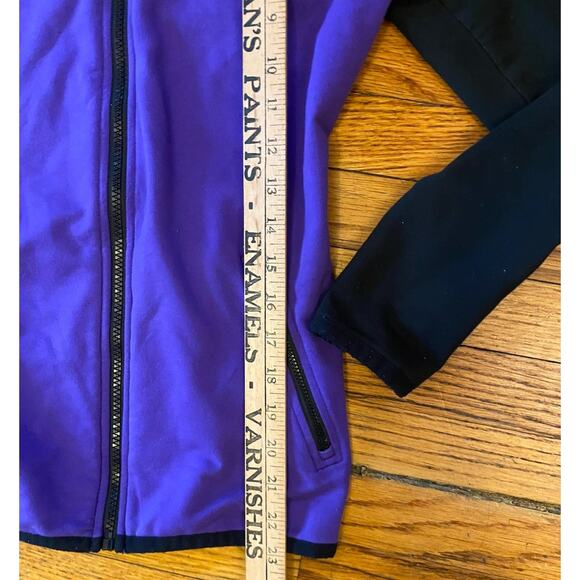 Polo Ralph Lauren Lauren Active Woman’s Small Track Jacket Purple Black - Picture 7 of 8
